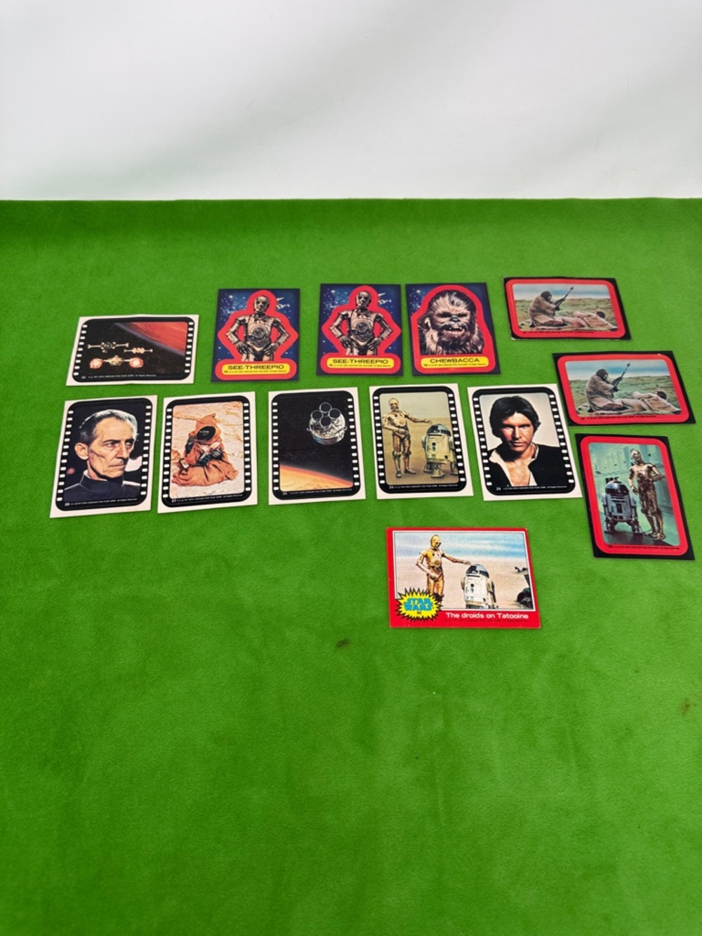 Vintage 1977 Star Wars Topps Stickers